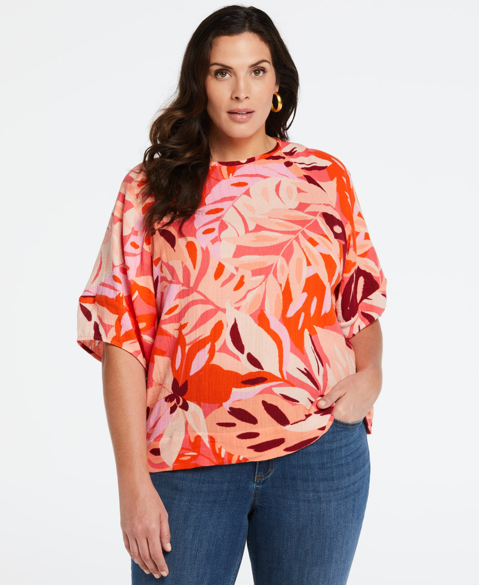 100 cotton online plus size clothing