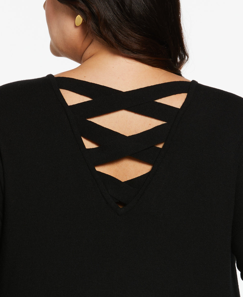 Criss cross sales back cardigan