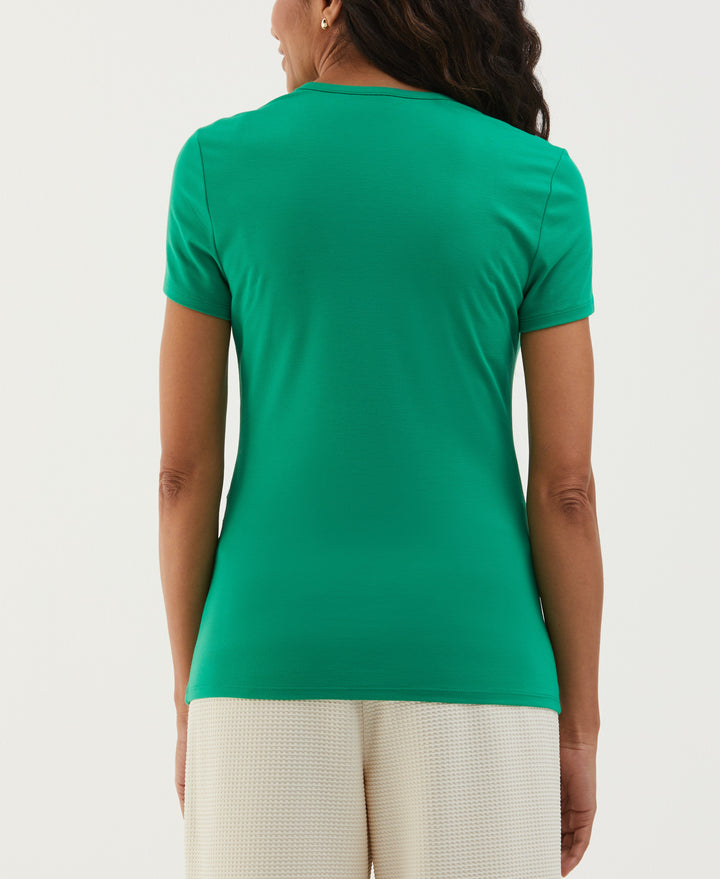 Asymmetrical Wrap Top (Jelly Bean) 