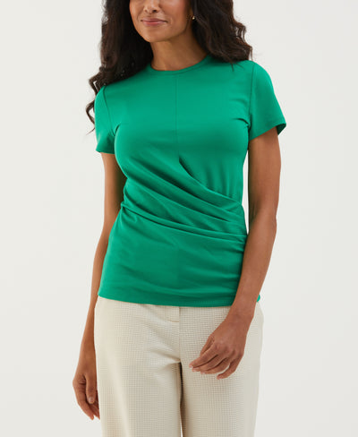Asymmetrical Wrap Top (Jelly Bean) 