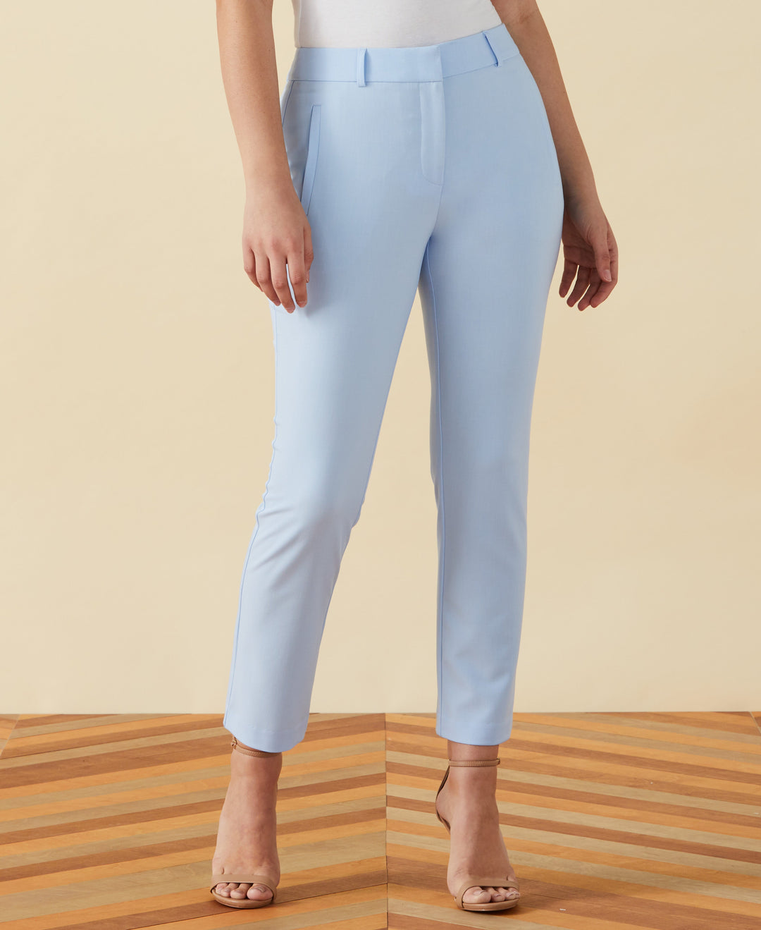 Classic Fit Clean Straight Leg Ankle Pant (Windsurfer) 