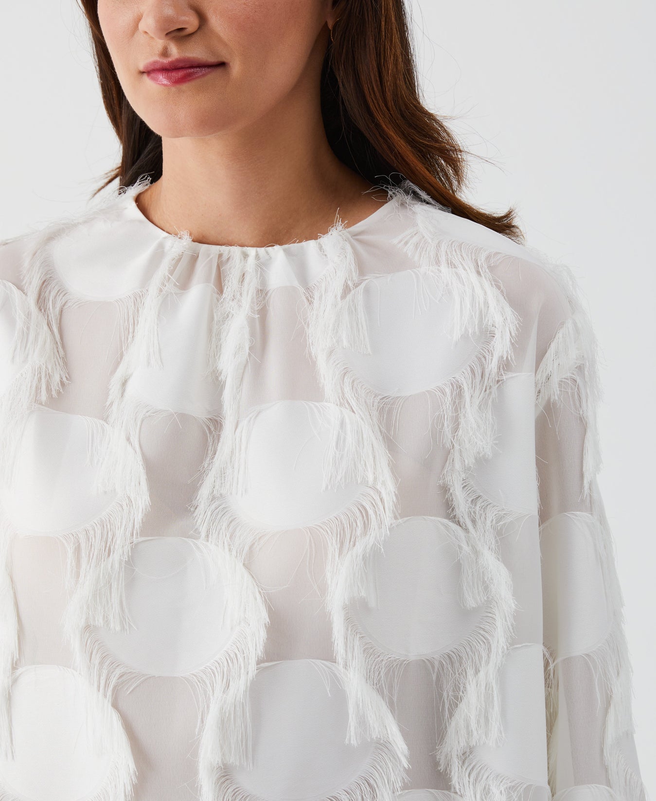 Women's Drop Shoulder Textured Blouse | Rafaella
