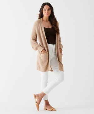 Duster Cardigan (Warm Taupe) 