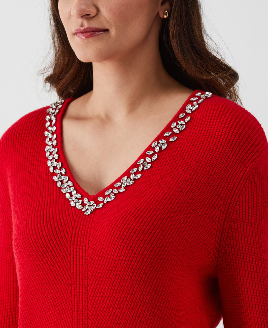 売れ筋商品|||カールラガーフェルド ニット&セーター アウター レディース Women's Puffed-Sleeve V-Neck Sweater Daffodil Women's Flower Beaded V-Neck Knit Cardigan Sweater Coat