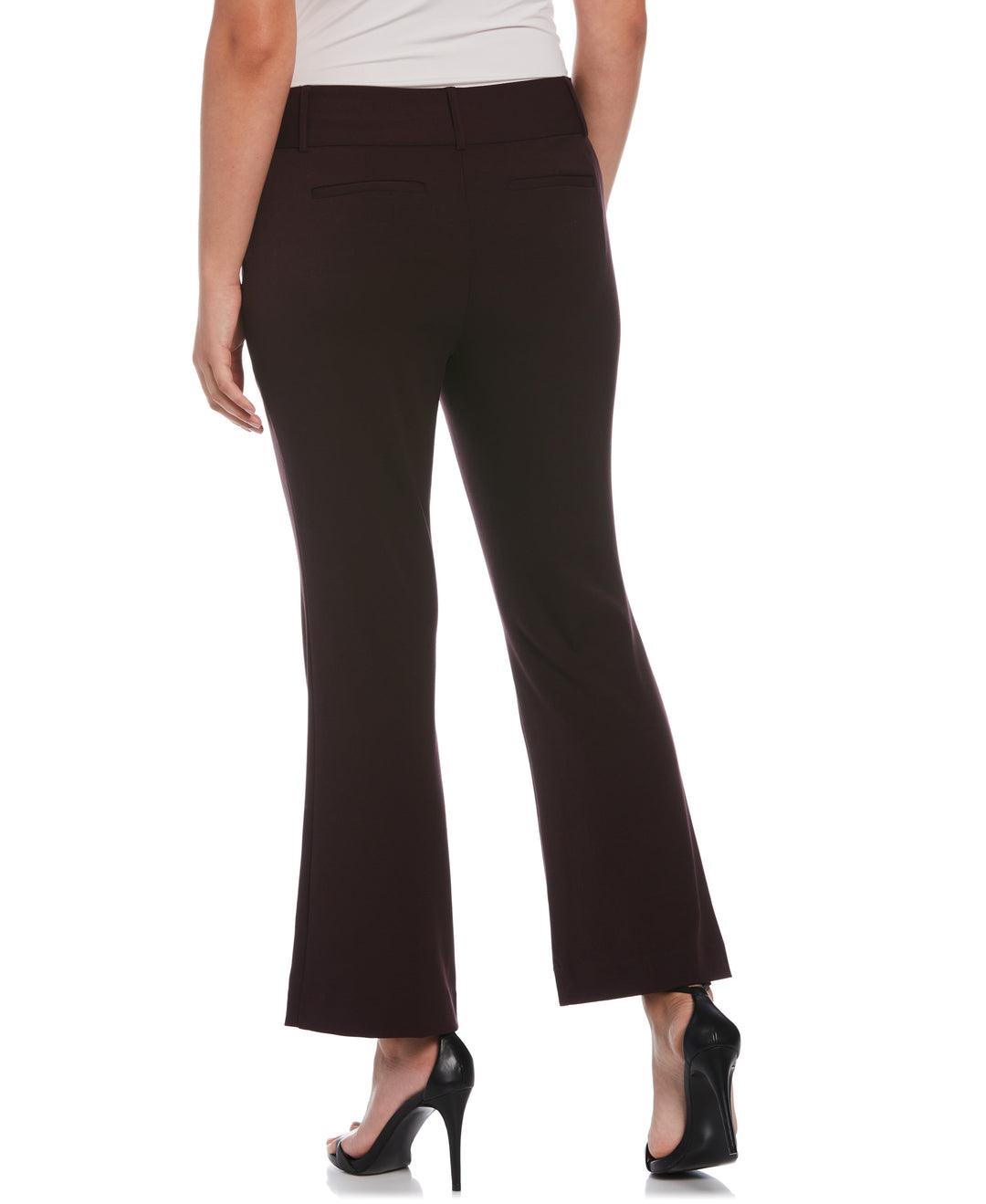 GABARDINE BOOTCUT PANT - CURVY FIT (Vintage Wine) 
