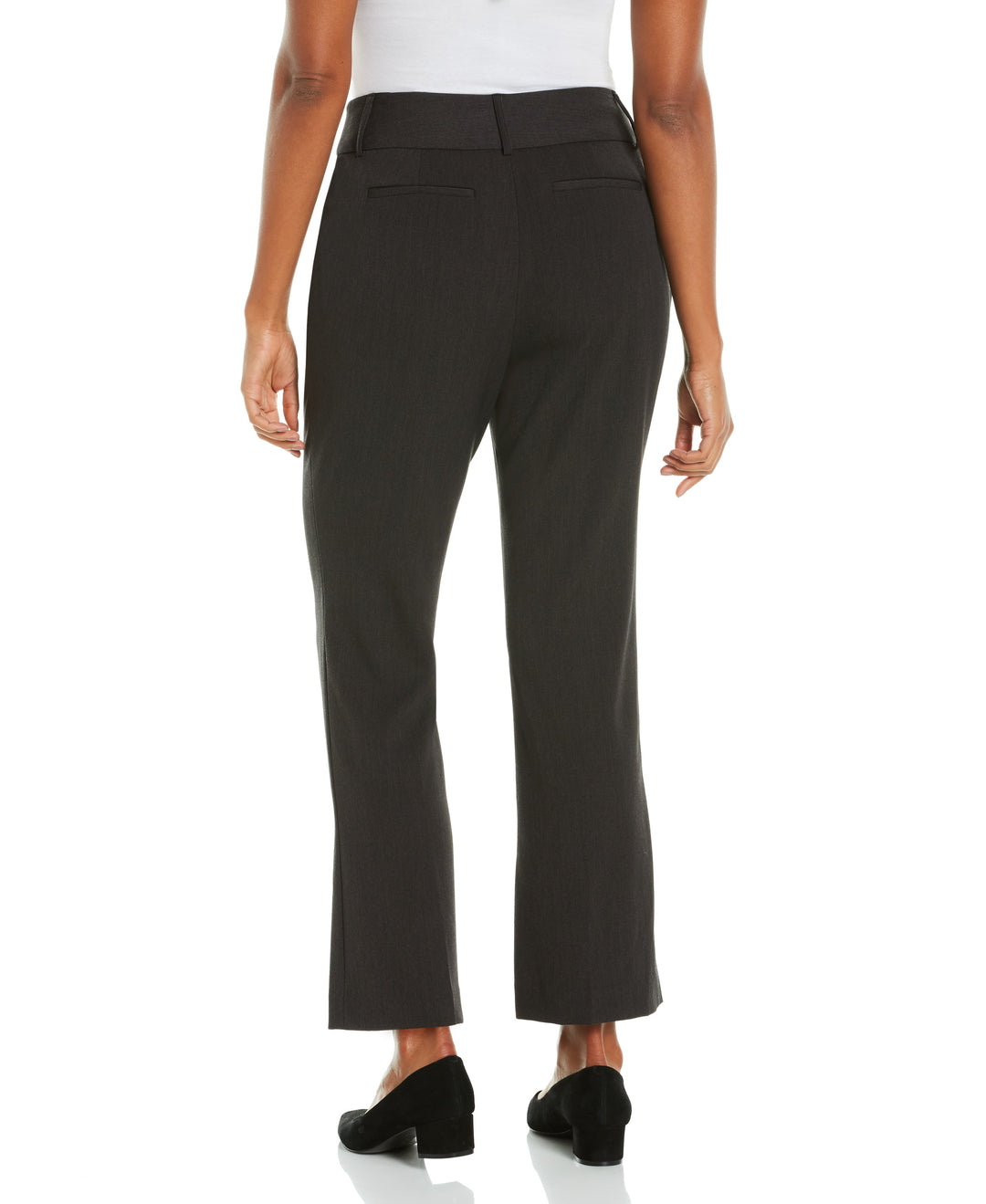 GABARDINE BOOTCUT PANT - CURVY FIT (Graphite) 