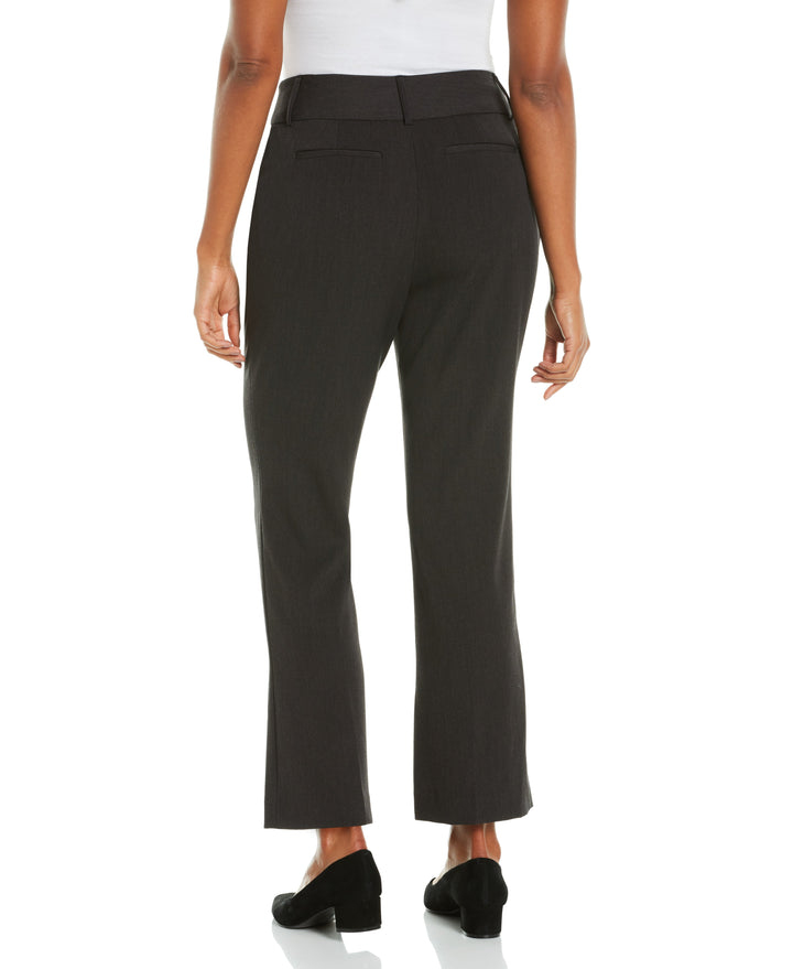 GABARDINE BOOTCUT PANT - CURVY FIT (Graphite) 