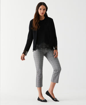 Lace Trim Cardigan Set-Set-Rafaella-Sportswear
