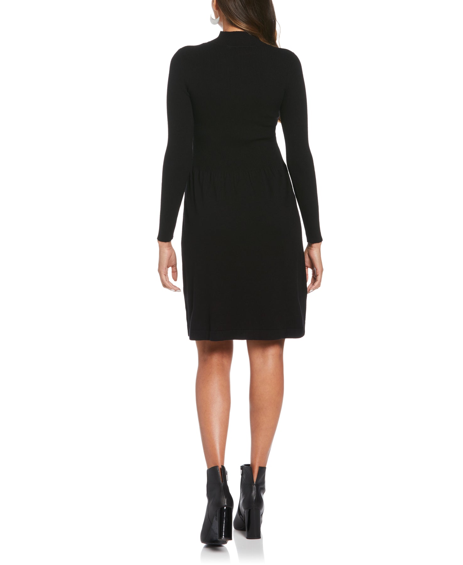 Women's Mock Neck Sweater Dress – Rafaella Women's Mock Neck Sweater Dress – Rafaella
