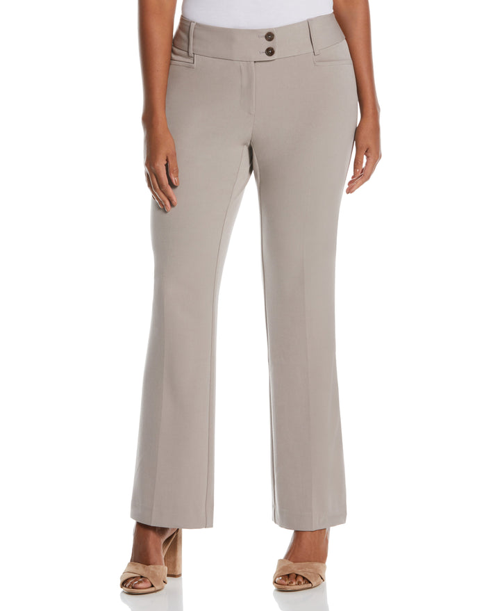 Petite Curvy Fit Boot Cut Pant (Summer Straw) 