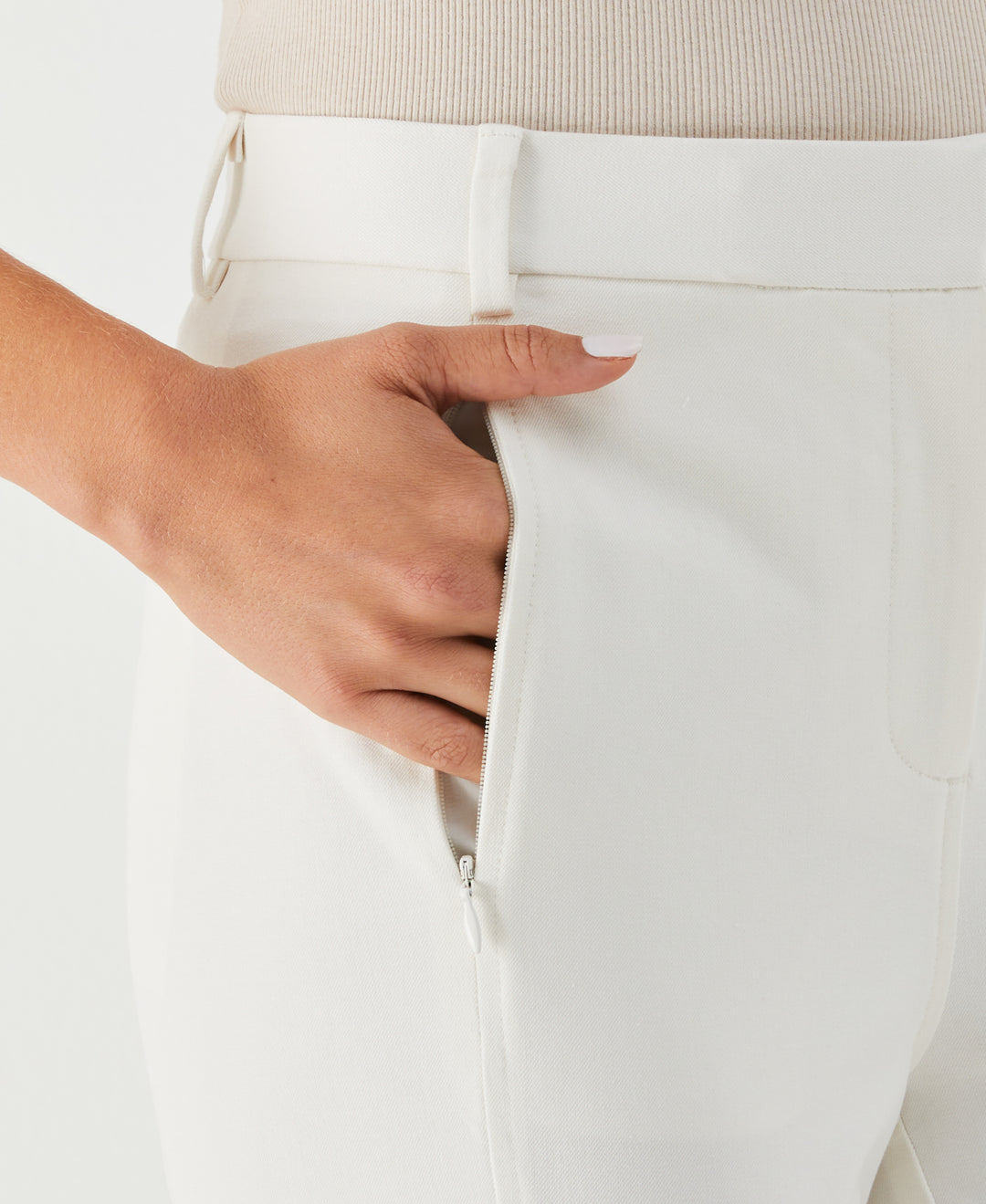 Petite Seamed Ankle Pant-Pant-Rafaella-Sportswear