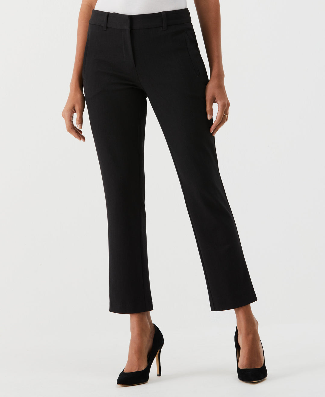 Rafaella Women's Petite Straight Leg Ankle Pants, 14P