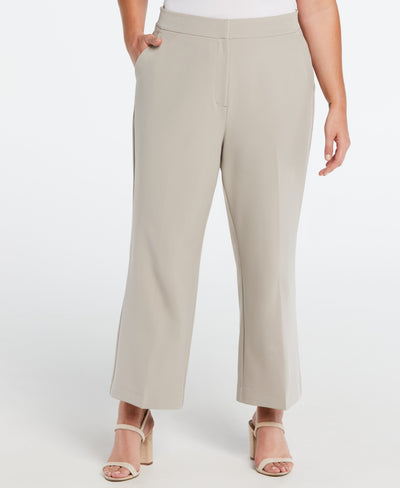 Plus Size Cropped Cullotte Pant (String) 
