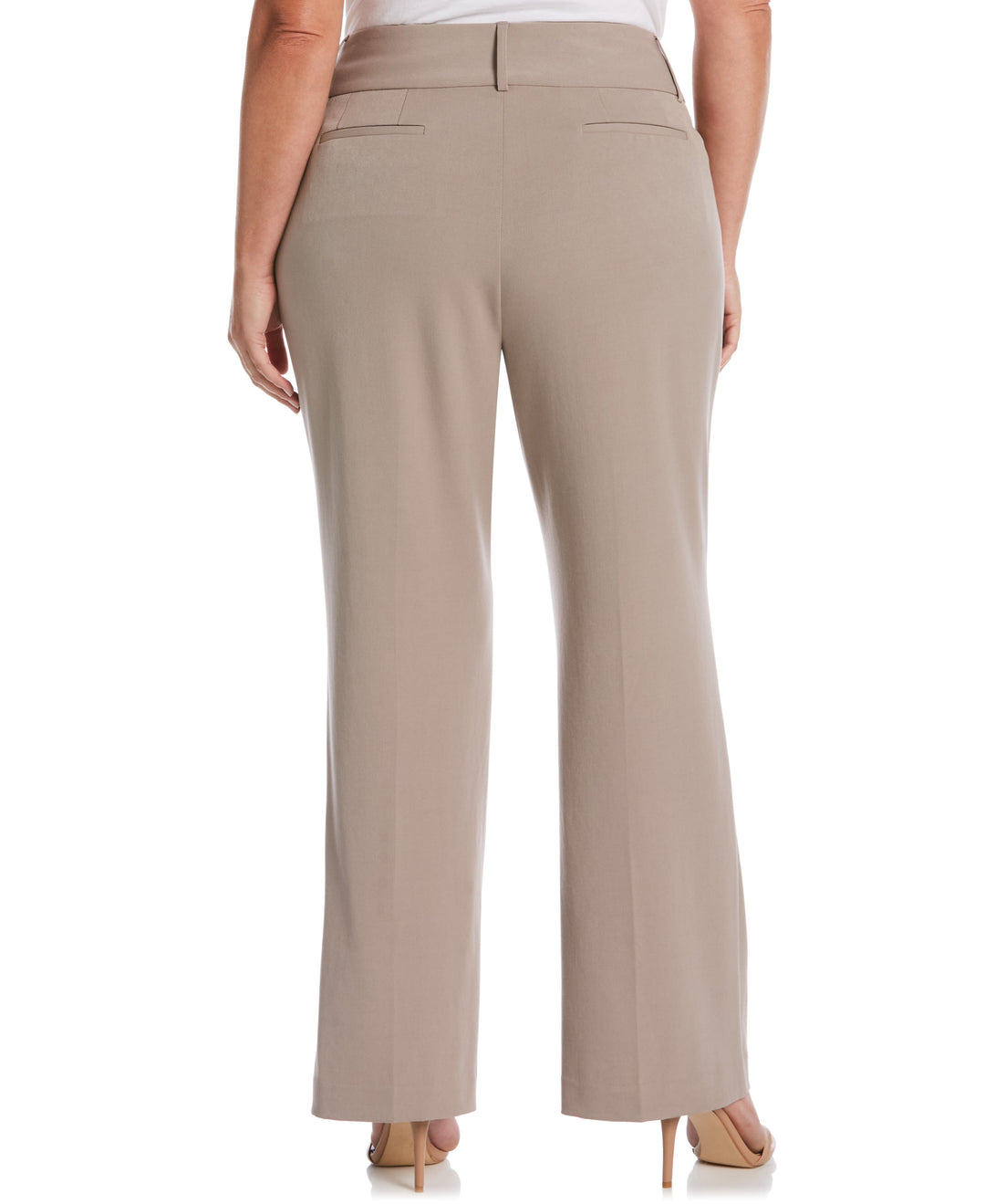 Plus Size Curvy Fit Boot Cut Pant (Summer Straw) 