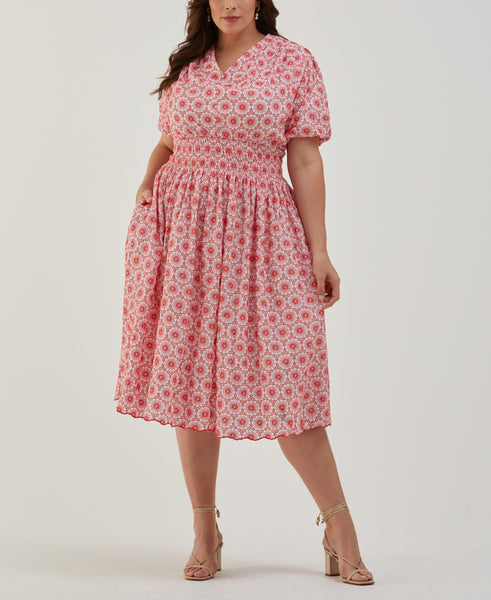 LE’RURE Puffsleeve embroidery dress Puffsleeve embroidery dressのドレス|Dorry Doll / LE'RURE