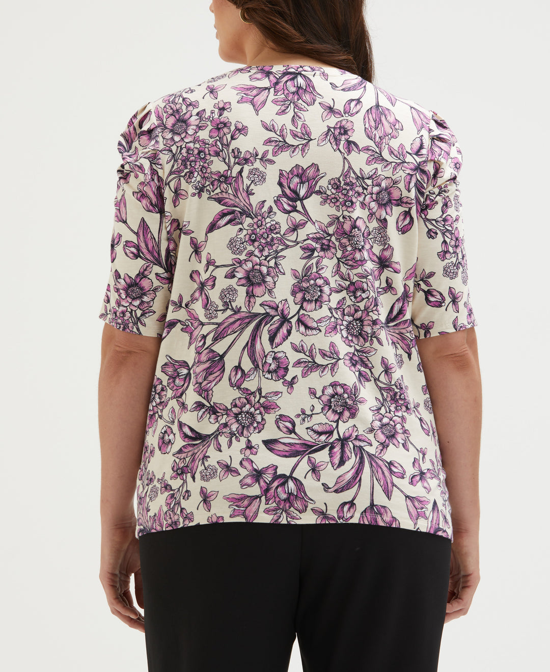 トップス Lure you in  PUFF FRILL POLOSHIRT Lure you in PUFF FRILL POLOSHIRT
