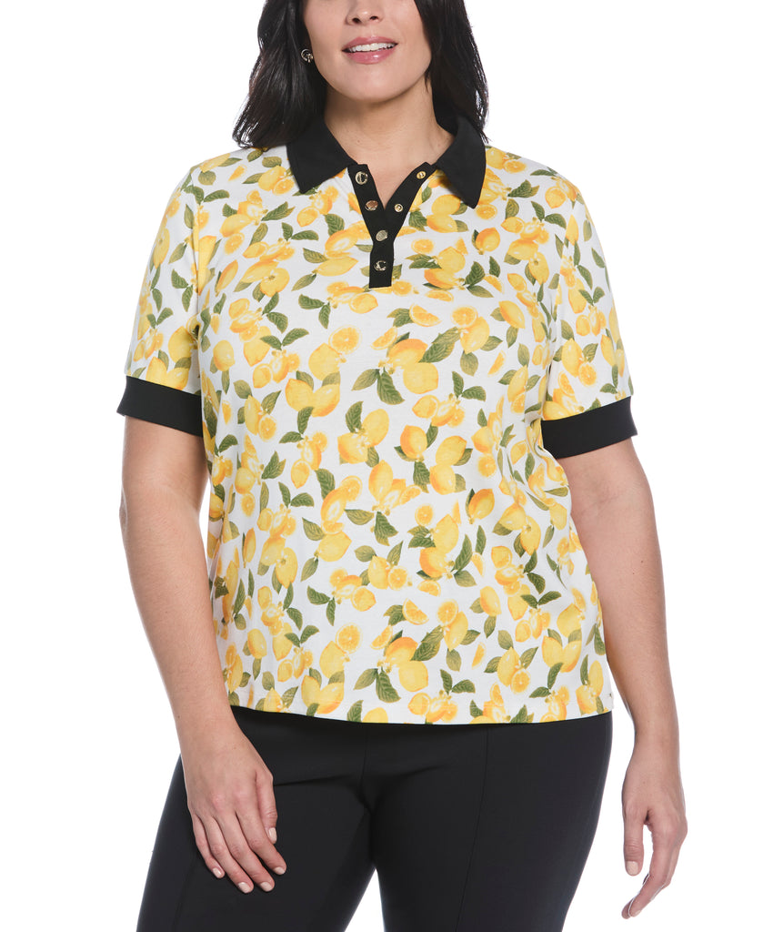 Women's top, elbow sleeve shirt, elbow sleeve polo shirt, elbow