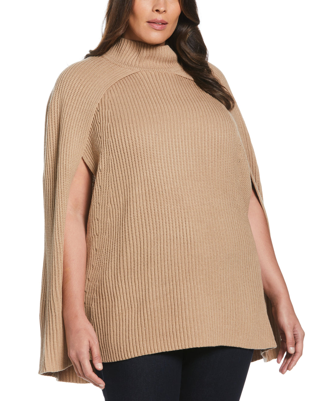 Poncho Sweater (Dark Safari) 