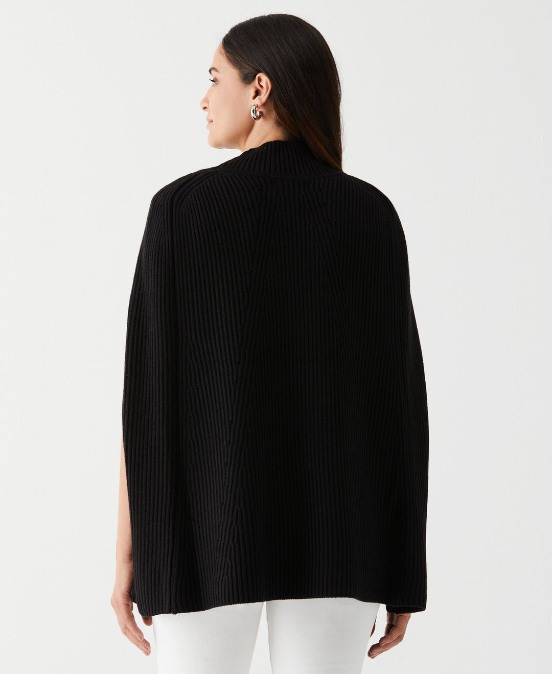 売れ筋商品|||ラファエラ ニット&セーター アウター レディース Plus Size Poncho Sweater Dark Safari Rafaella Plus Size Poncho Sweater Dark-Safari 3X-4X