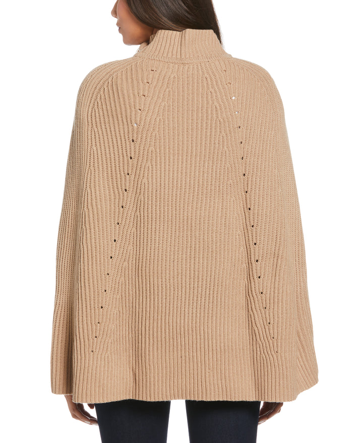 Poncho Sweater (Dark Safari) 