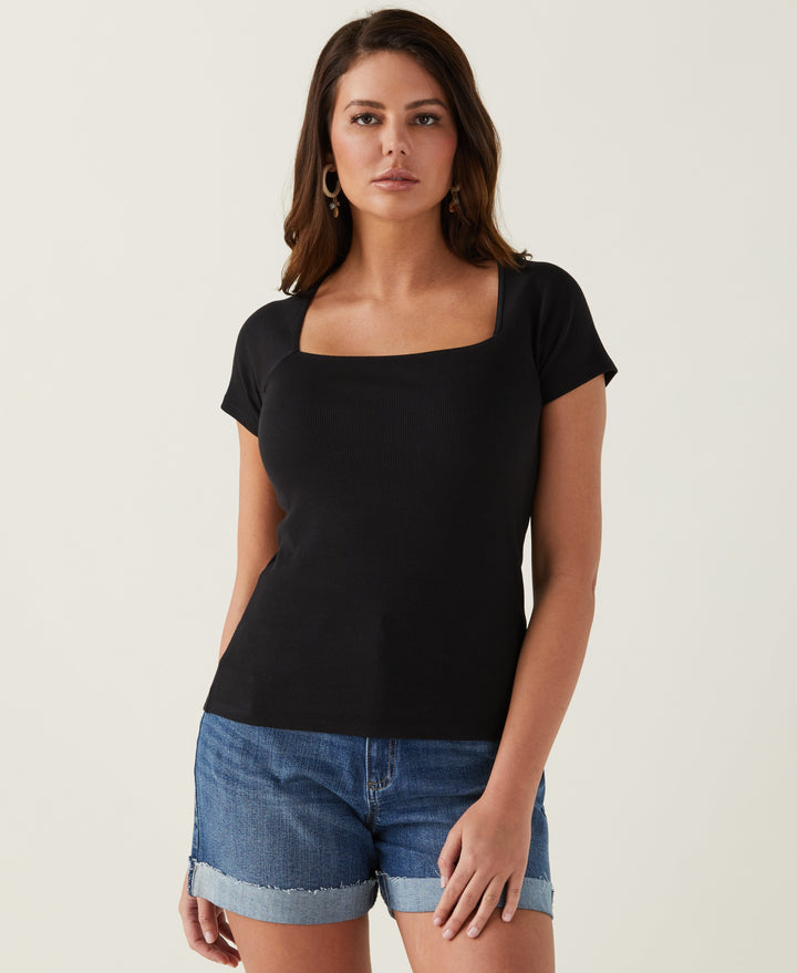 【Rest & Recreation】RR SQUARE NECK TOP REST&RECREATION RR SQUARE NECK TOP – Thewoorolls