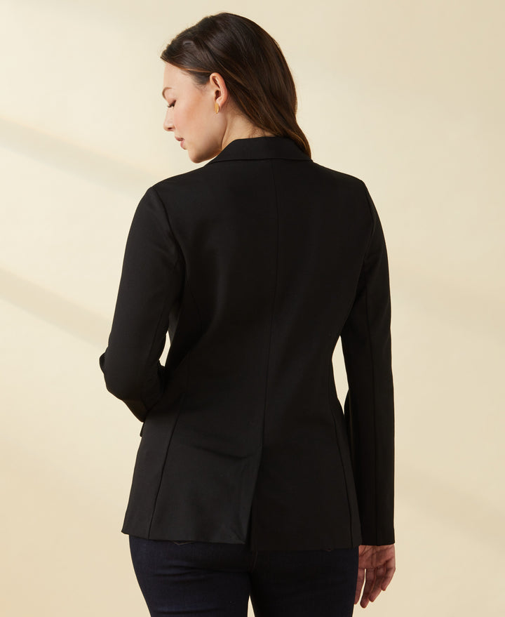 Single Breasted Blazer (Black) 