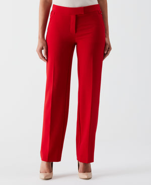 Straight Leg Tab Pant (Tango Red) 