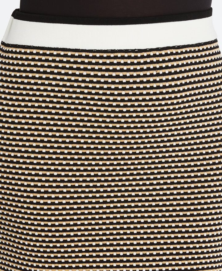 Sweater Knit Skirt (Black) 