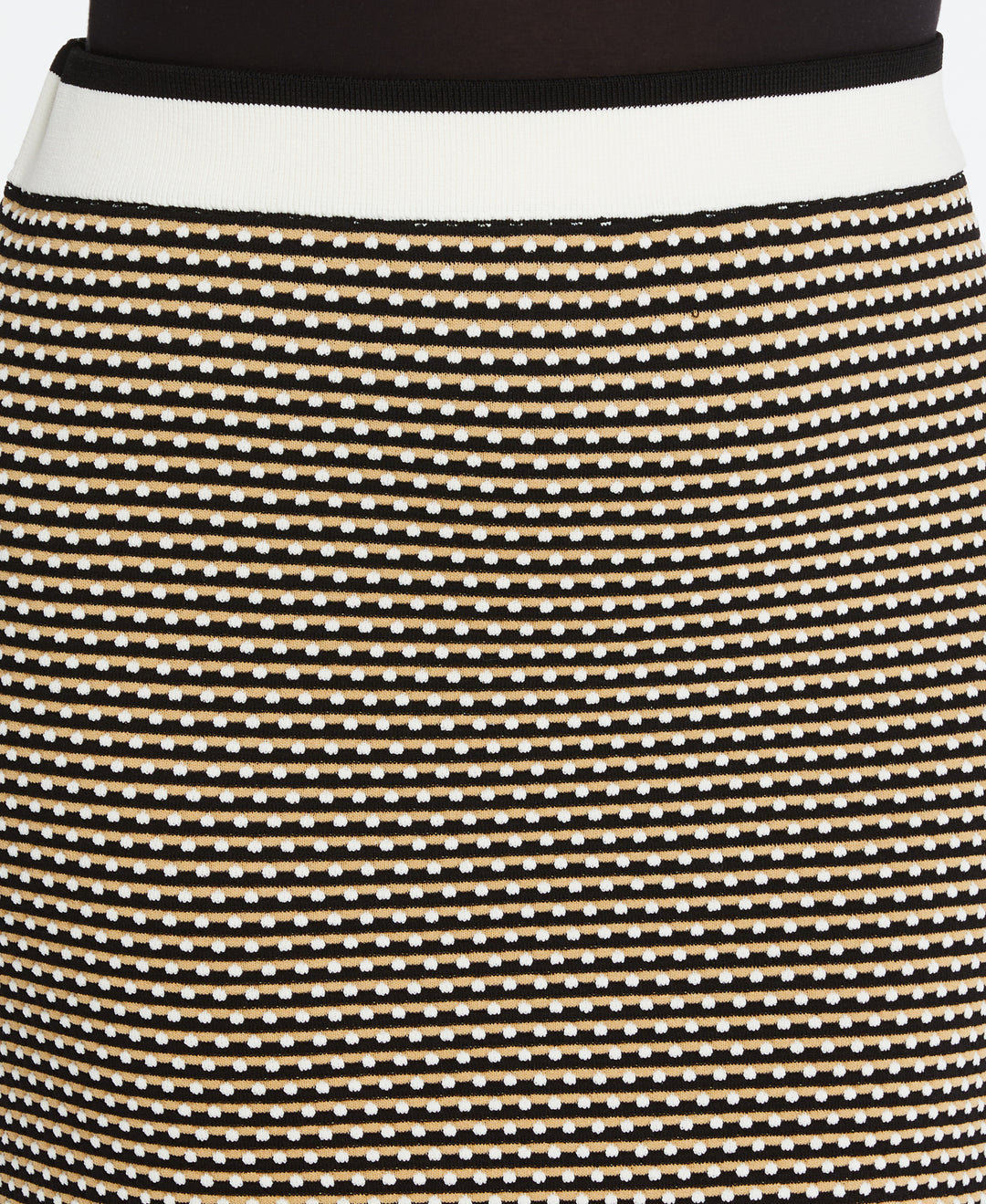 Sweater Knit Skirt (Black) 