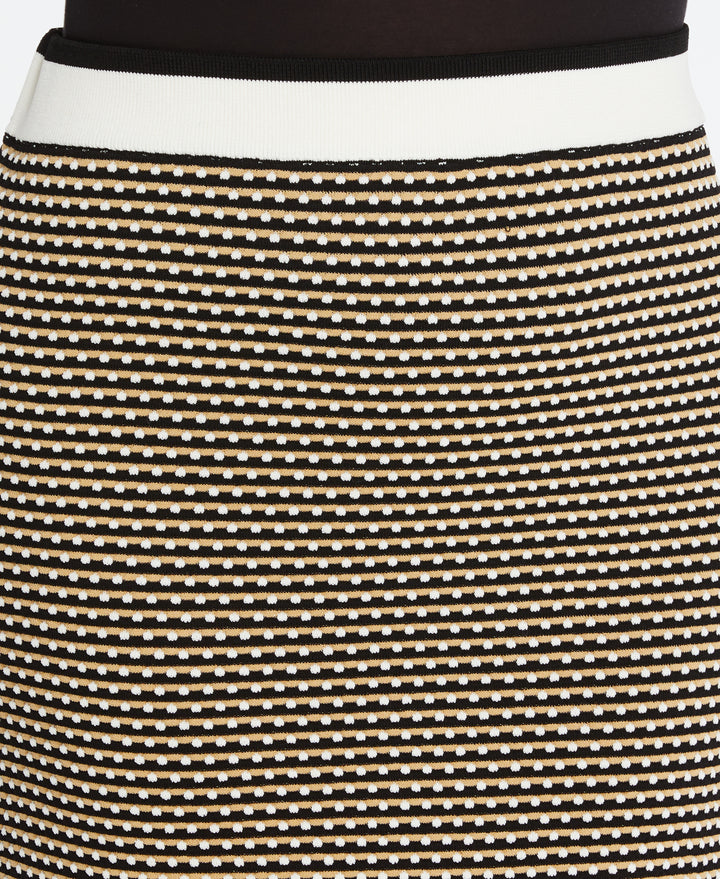 Sweater Knit Skirt (Black) 