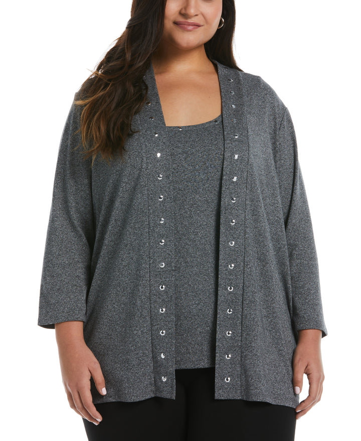 Tank Top with Hardware (Salt & Pepper) 