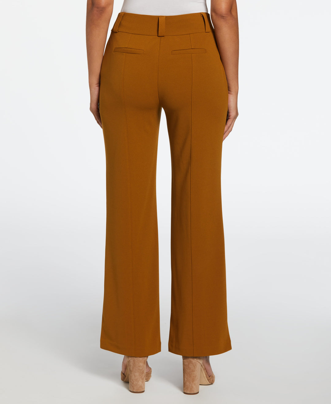 Products Wide Waistband Wide Leg Pant (Bronze Brown)