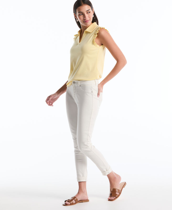 Ruffle Polo (Pale Banana) 