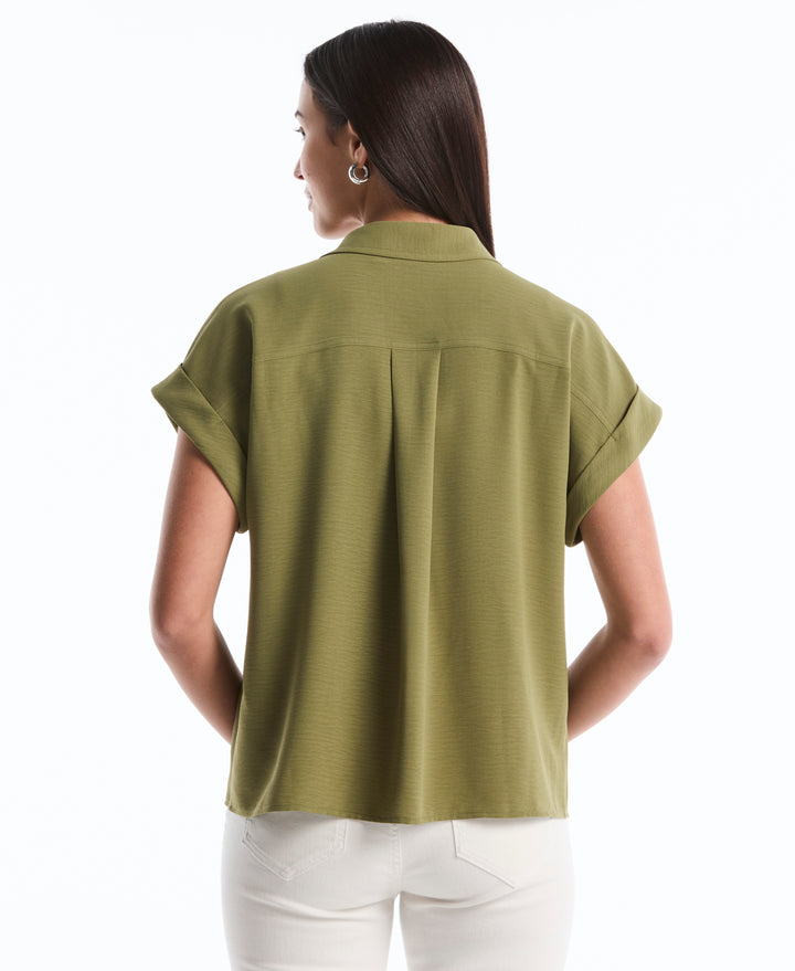 Roll Sleeve Shirt (Loden Green) 