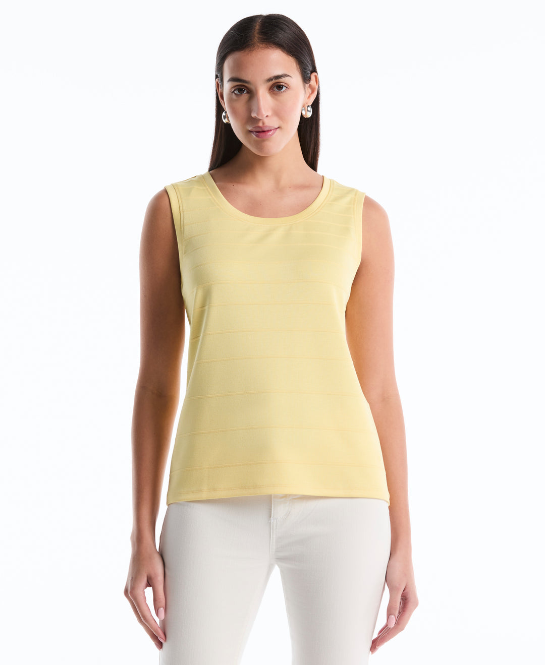 Petite Ottoman Knit Cardigan Sweater (Pale Banana) 
