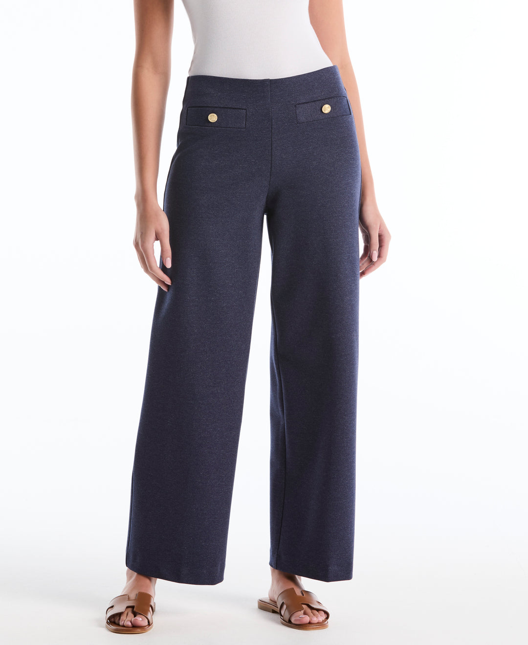 Indigo Denim Wide Leg Pant (Rinse) 