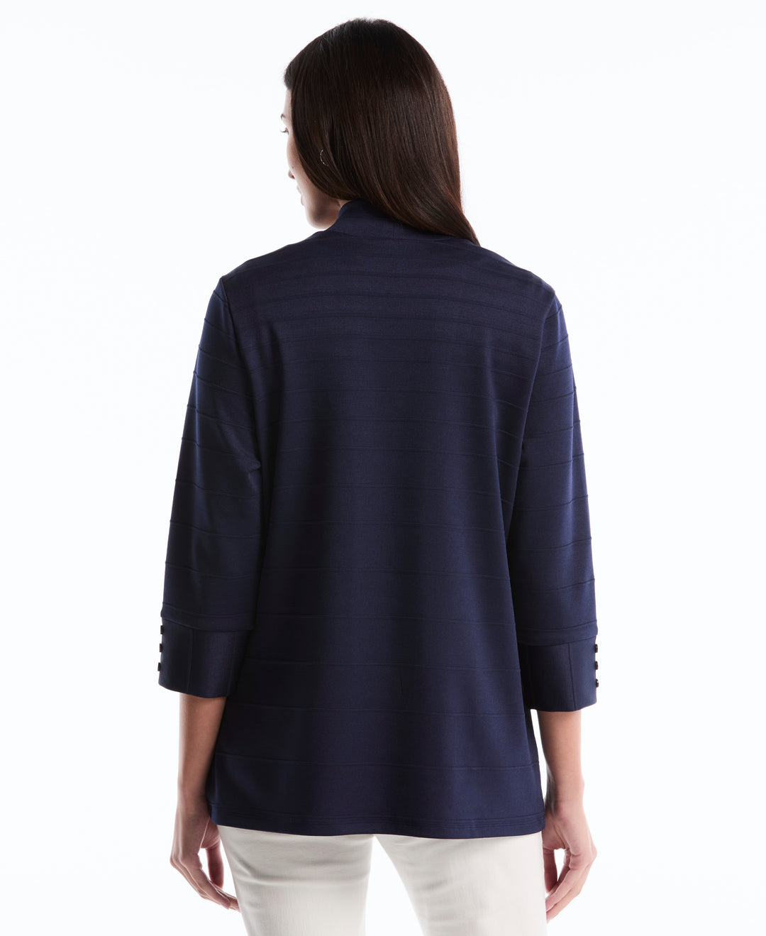 Ottoman Knit Cardigan (Peacoat) 