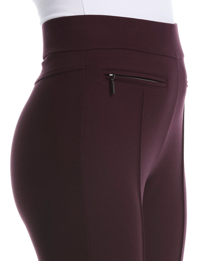 Petite Ponte Slim Leg Pant (Vintage Wine) 