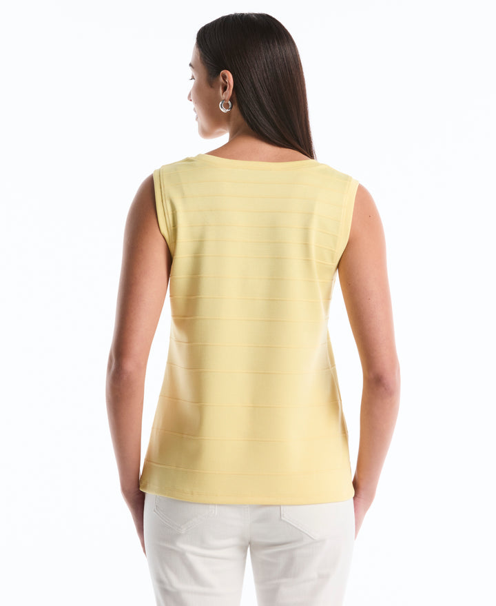 Petite Ottoman Knit Cardigan Sweater (Pale Banana) 