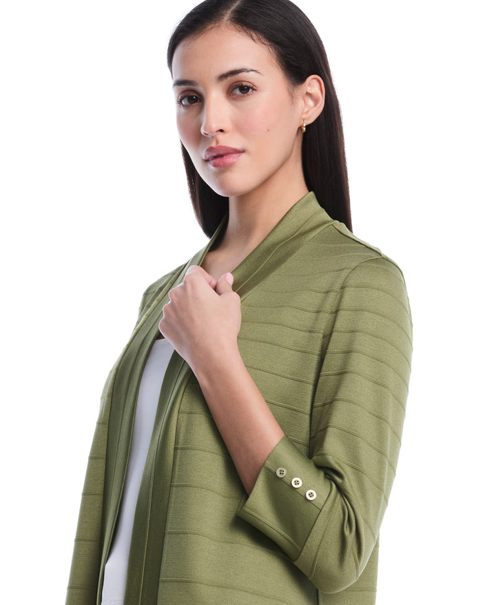Ottoman Knit Cardigan (Loden Green) 