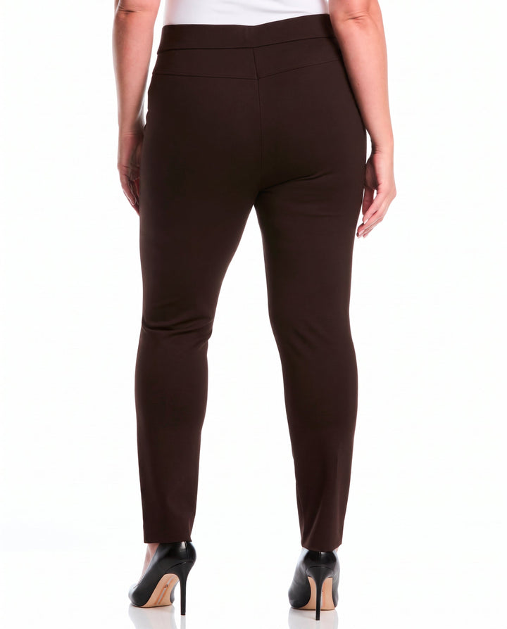 Plus Size Ponte Slim Leg Pant
