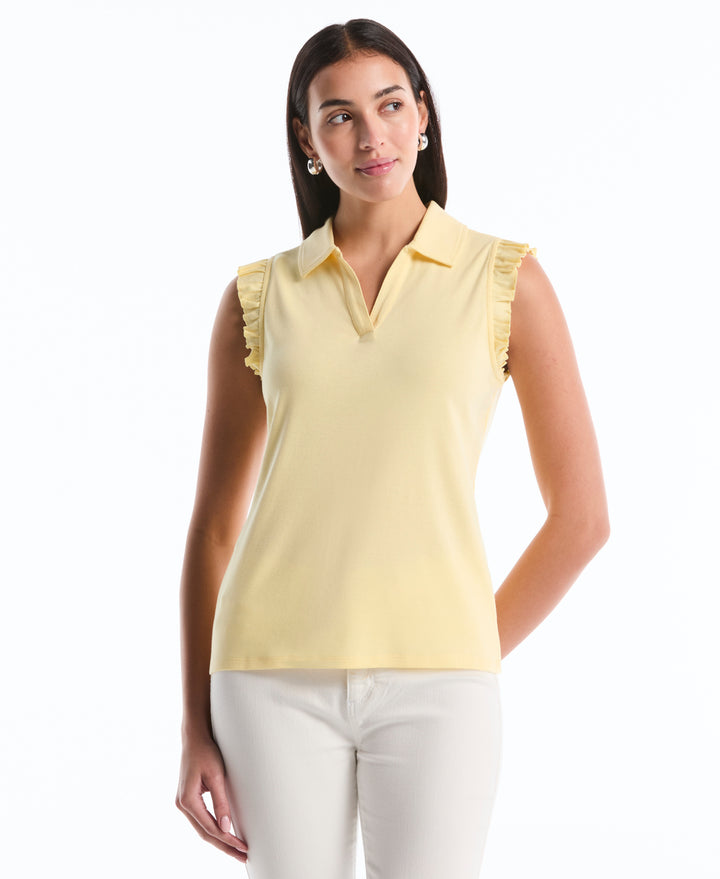 Ruffle Polo (Pale Banana) 