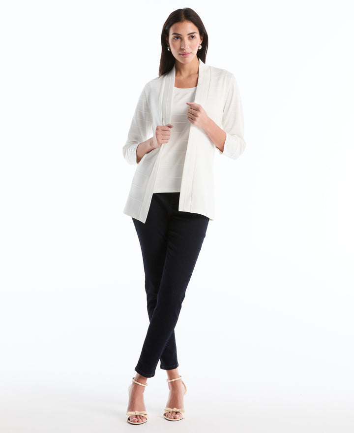 Ottoman Knit Cardigan (Star White) 