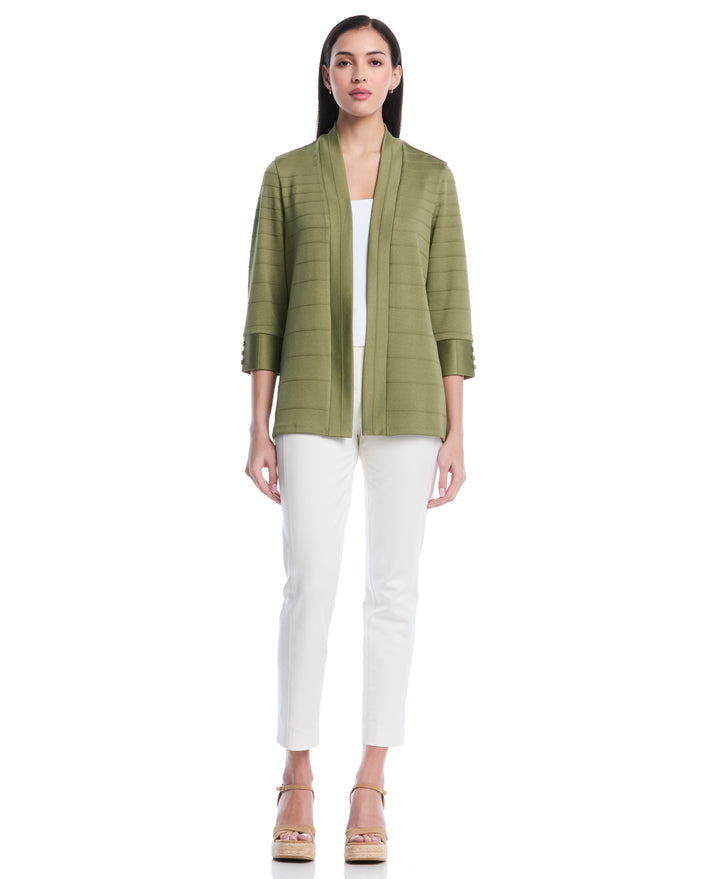 Ottoman Knit Cardigan (Loden Green) 