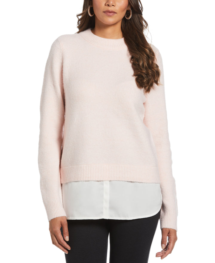 Layered Sweater (Icy Pink) 