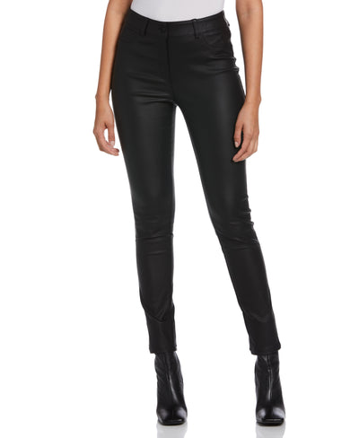 5-Pocket Coated Twill Pant (Black) 