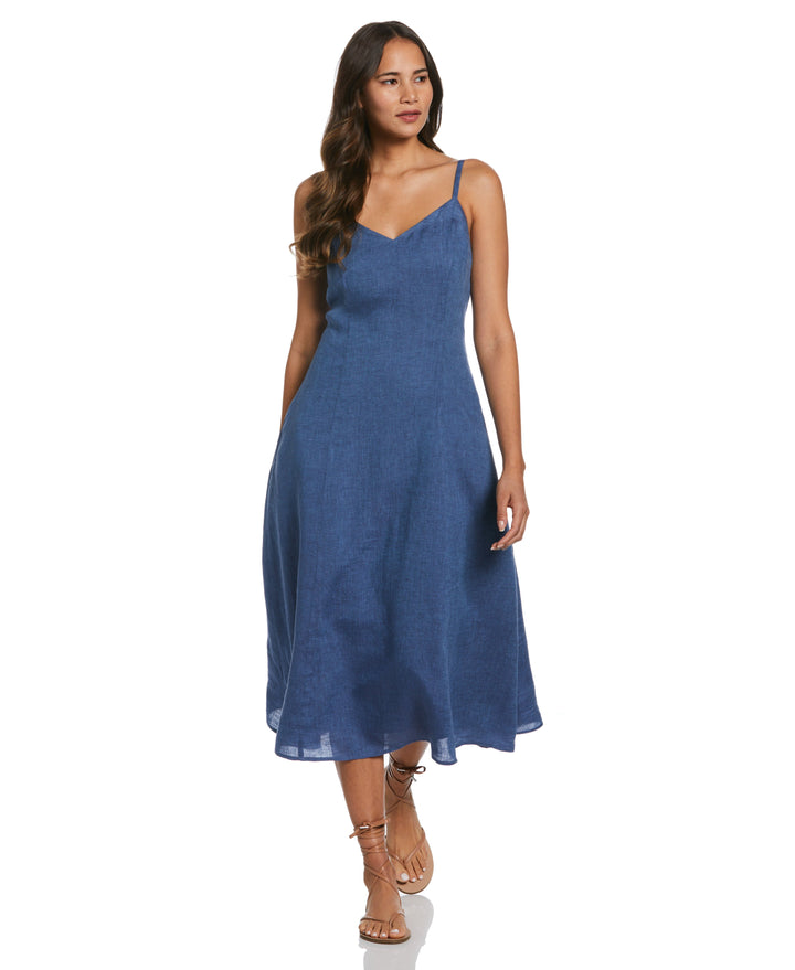 Women's A-Line Linen Dress – Rafaella