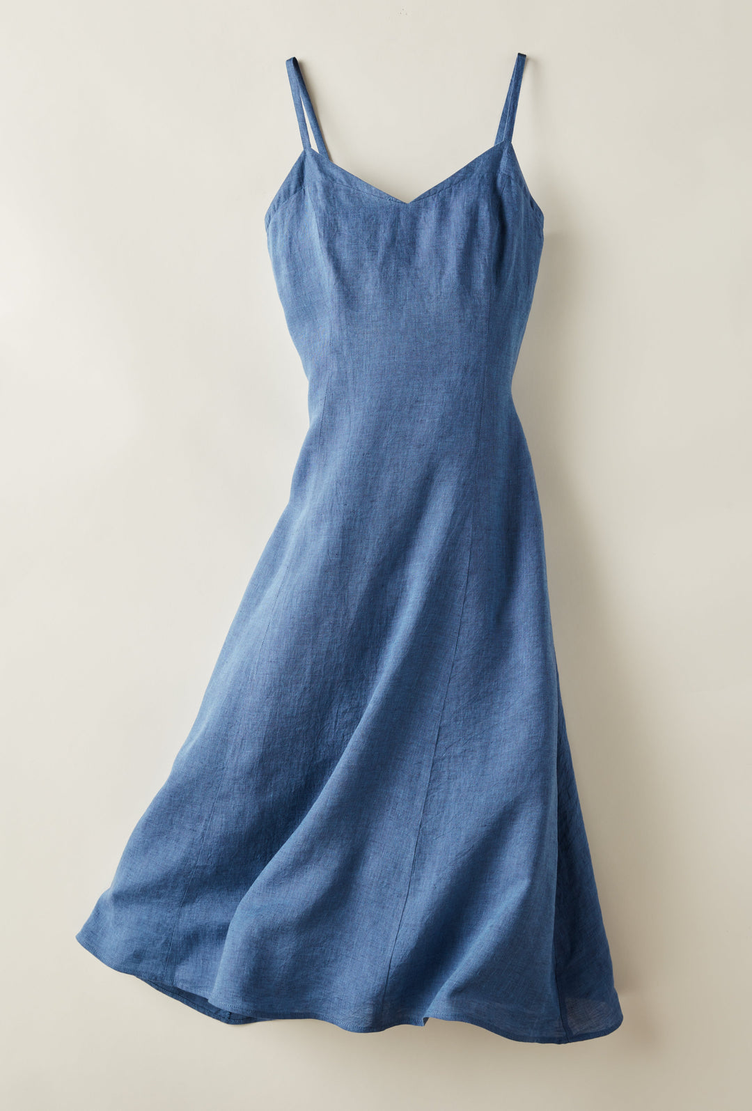 A-Line Linen Dress (Delft)
