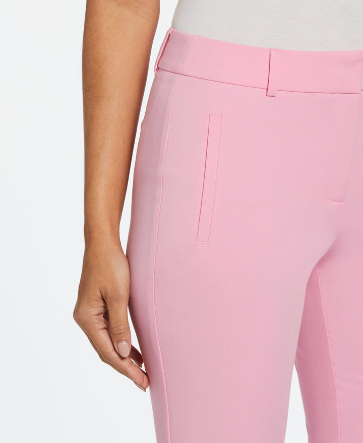 Classic Fit Clean Straight Leg Ankle Pant (Begonia Pink) 