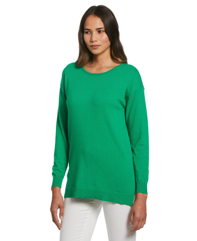 Cross Back Sweater (Fern Green) 